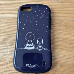 iFace PEANUTS iPhoneケース ダークブルー