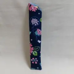74番花と風鈴　こん扇子入れ扇子袋