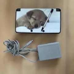 ニンテンドー3DS 子犬デザイン 充電器付き