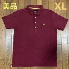 ライルアンドスコット　メンズ半袖ポロシャツXL／パイル生地／美品／株キューブ