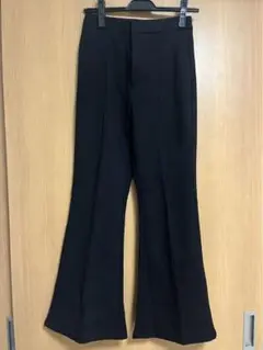【美品】MURUA スムースフィットアンドフレアパンツ
