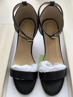 ピンヒールサンダル 黒 7cmヒール 最終値下げ❣️