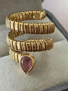 ルジアダ スネークリング ルビー18K