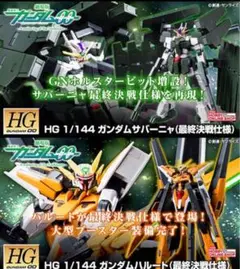 HG ガンダム サバーニャ & ハルート 最終決戦仕様セット