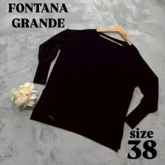 【FONTANA GRANDE】 フォンタナグランデ （38） 長袖 ブラック