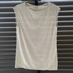 DANSKIN フレンチスリーブTシャツ Sサイズ ライトグレー