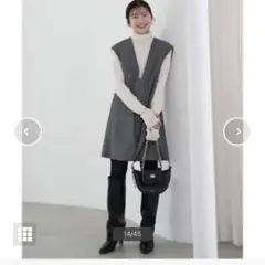 スローブイエナ　vネックジャンパースカート