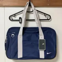 当時物　新品　NIKE　スクールバッグ　ネイビー　Y2K　平成レトロ　レア