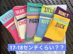8/31まで【靴下】5足セット【17-18？？】