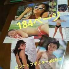 渡辺美奈代 ピンナップポスター、切り抜き 184ページ セット