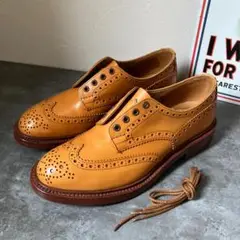 【美品】Tricker'sトリッカーズ バートン ウィングチップシューズ