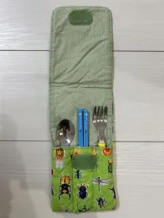 昆虫柄カトラリーケース