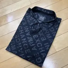 アルマーニクスチェンジ　長袖シャツ　ブラック