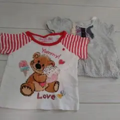 女の子　70サイズ　Tシャツ(トップス)2枚セット　スージーズー、CONOCO