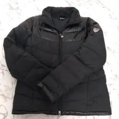 EA7★EMPORIO ARMANI★フェイクレザー切替ダウンジャケット