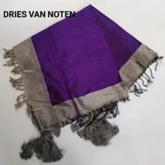 高級美品★ドリスヴァンノッテン スカーフ ショール シルク100% 刺繍 花柄 高級美品☆ドリスヴァンノッテン スカーフ ショール シルク100