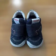 ミキハウス デニム ベビーシューズ