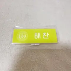 smtown live 2025 nct dream ヘチャン　ネームバッジ