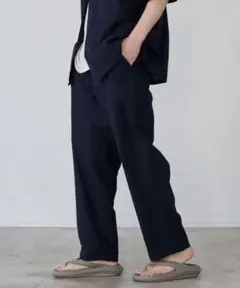 コーエン　フレンチリネンコットンイージーベイカーパンツ