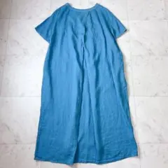 極美品 マイヨ maillot セーラーワンピース サロ別注 ロングワンピース 極美品 マイヨ maillot セーラーワンピース サロ別注 ロング