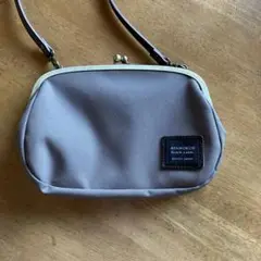 AYANOKOJI BLACK LABEL グレーショルダーバッグ