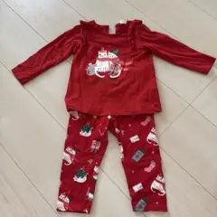 H&M トップス　ボトムス　セット　レギンス　80 クリスマス　セットアップ