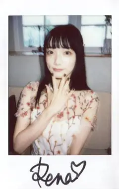 宮下玲奈 直筆サイン入り チェキ 1