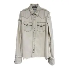 シャツ ブラウス サテンブラウス レース フリル ヴィンテージ 古着