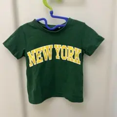 NEW YORK Tシャツ サイズ80 ダークグリーン