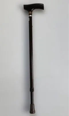 【杖】アルミ製伸縮杖　ブラウン
