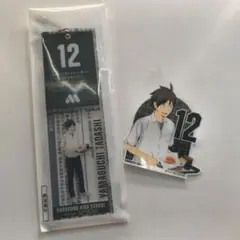 モス×ハイキュー!! モスバーガー 待ち札風チャーム ダイカットシール 山口忠