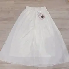 新品未使用❤︎しまむら　スカート　レディース　M 白　ホワイト