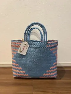 mekearisa メケアリサ　Mekearibag M 美品　ブラウン×ブルー CATEGORY M | MEKEARISA