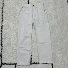 UNIQLO ホワイト ストレートデニム