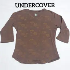 アンダーカバー　モノグラム柄7分袖カットソーTシャツarchive
