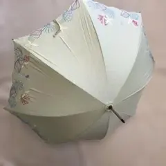 KEITA MARUYAMAケイタマルヤマ　パラソル日傘　黒　刺繍　美品 KEITAMARUYAMA ケイタマルヤマ 刺繍 レース 日傘 長傘 ブラック