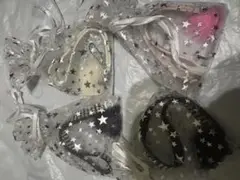 キラキラミンクファーストラップ4点