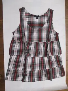 TOMMY HILFIGER チェック柄タンクトップ M