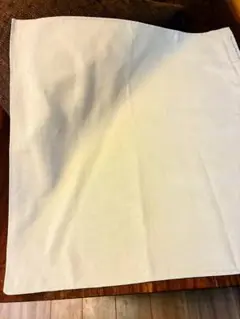 無印良品　MUJI オックスクッションカバー57×61 生成インド綿　角型座布団
