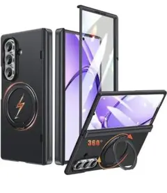 Galaxy Z Fold7 スマホケース ヒンジ保護 スタンド