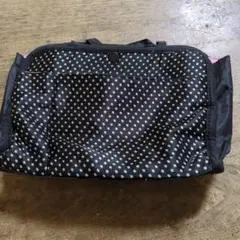 バッグインバック 黒白水玉