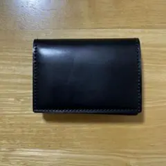 【未使用】ガンゾ シェルコードバン名刺入れ