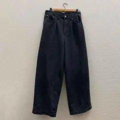 【美品】クティール ブラック デニム ストリート　Lサイズ