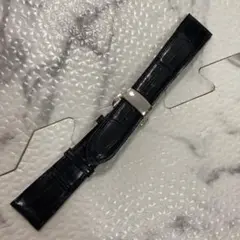 アリゲーター革 ブラックレザーベルト