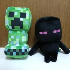 マインクラフト マイクラ ぬいぐるみ 帯電クリーパー エンダーマン セット