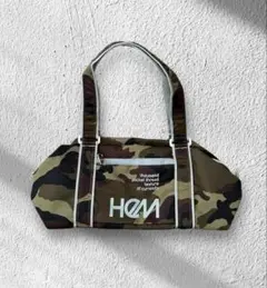 美品　迷彩柄ナイロントートバッグ