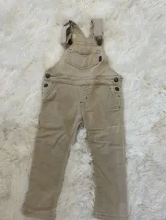 ベージュ オーバーオール