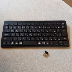 ELECOM 無線超薄型ミニキーボード TK-FDP098TBK
