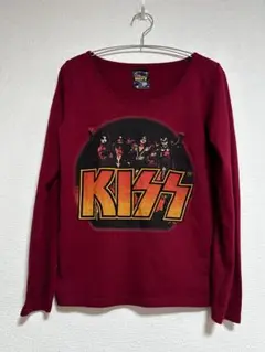 キス　KISS バーガンディ 長袖Tシャツ 2012年製