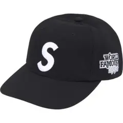 Supreme World Famous S Logo 6-Panel ブラック